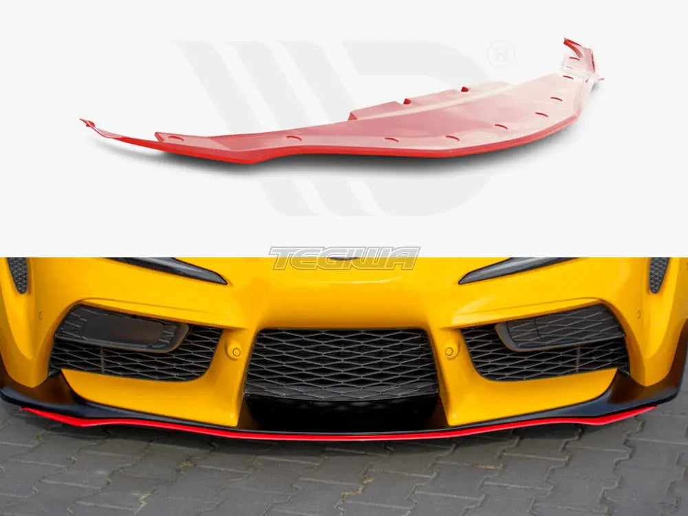 Maxton Design Front Splitter V.3 Toyota Supra MK5 2019-