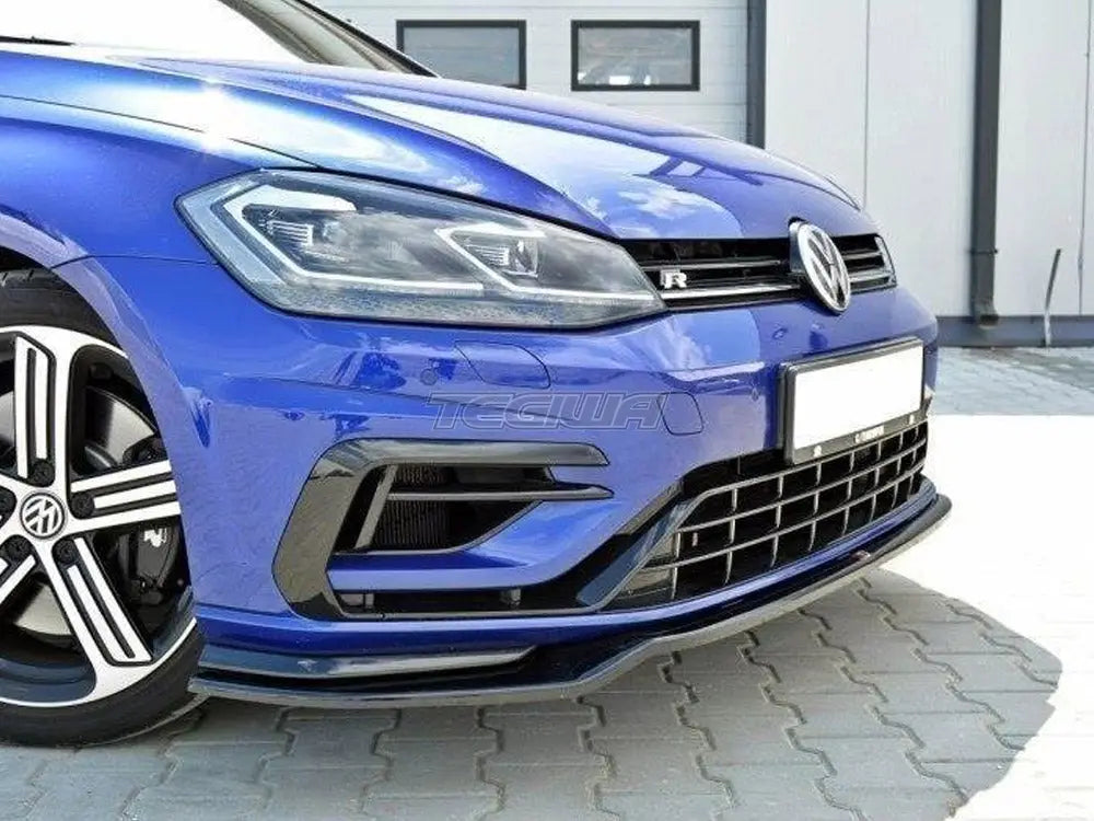 Maxton Design Front Splitter V.3 Volkswagen Golf R 7.5 2017-19