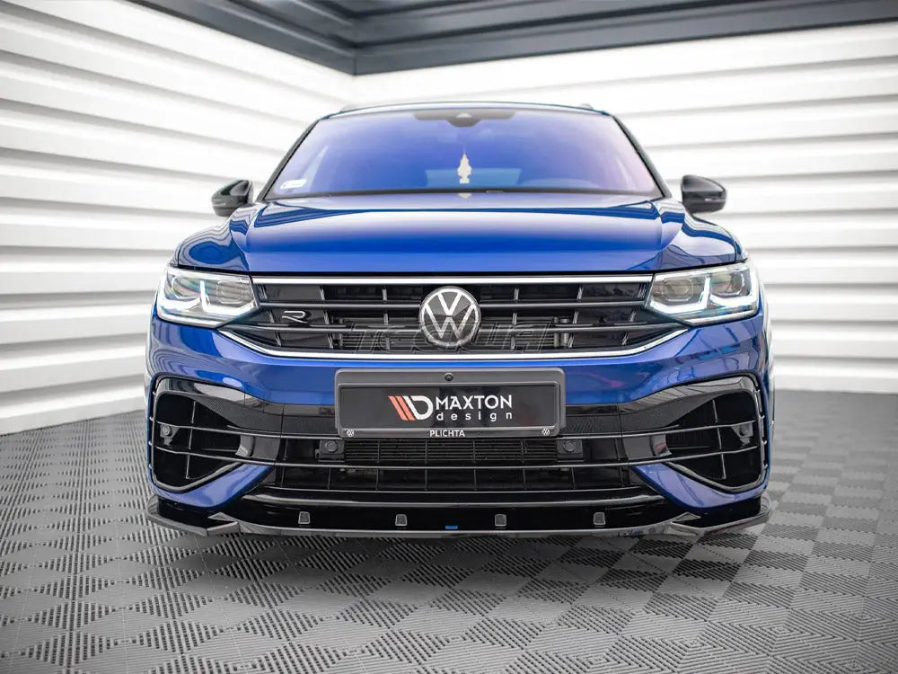 Maxton Design Front Splitter V.3 Volkswagen Tiguan R R-line MK2 Facelift 2020-