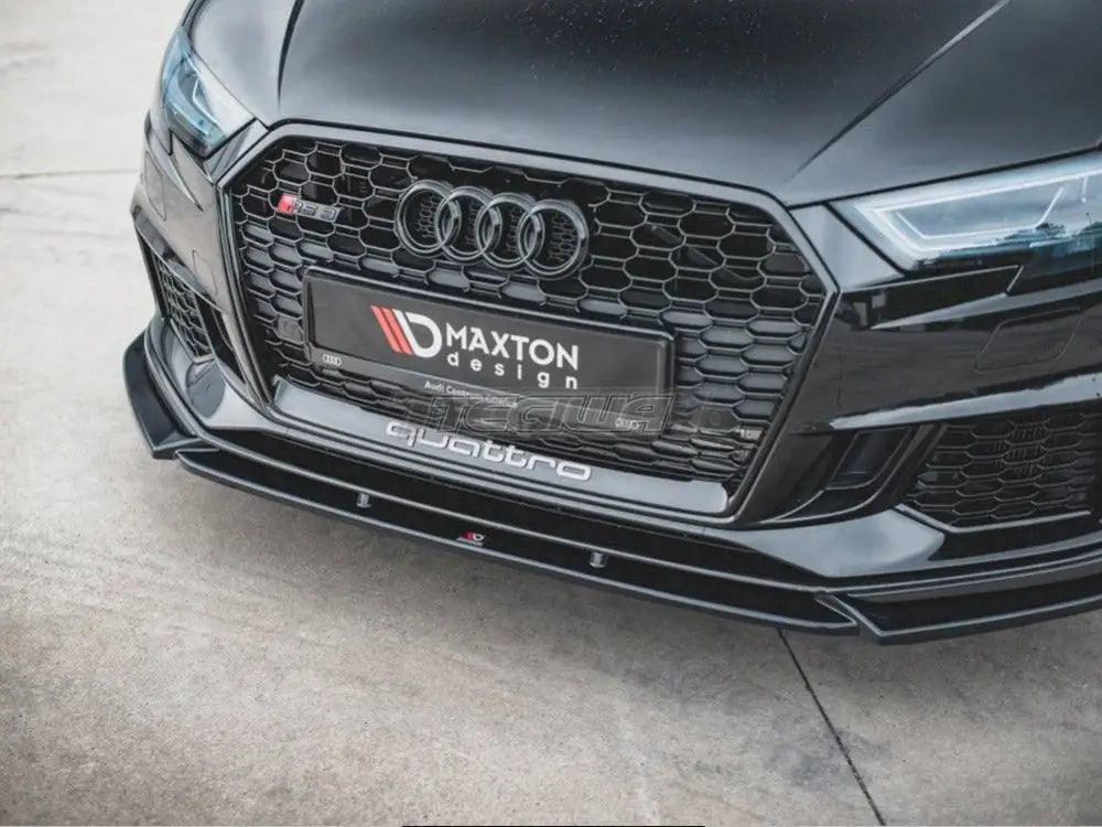 Maxton Design Front Splitter V.4 Audi RS3 8V Facelift 2017-UP