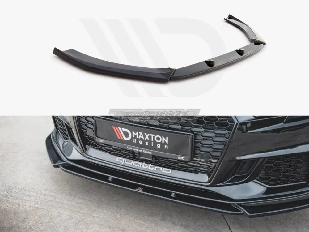 Maxton Design Front Splitter V.4 Audi RS3 8V Facelift 2017-UP