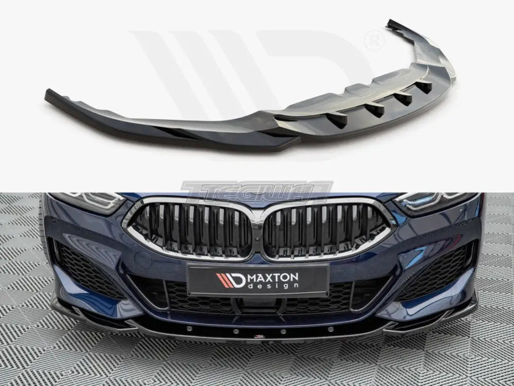 Maxton Design Front Splitter V.4 BMW 8-Series Coupe M-pack G15 8 GRAN Coupe M-pack G16 2018-