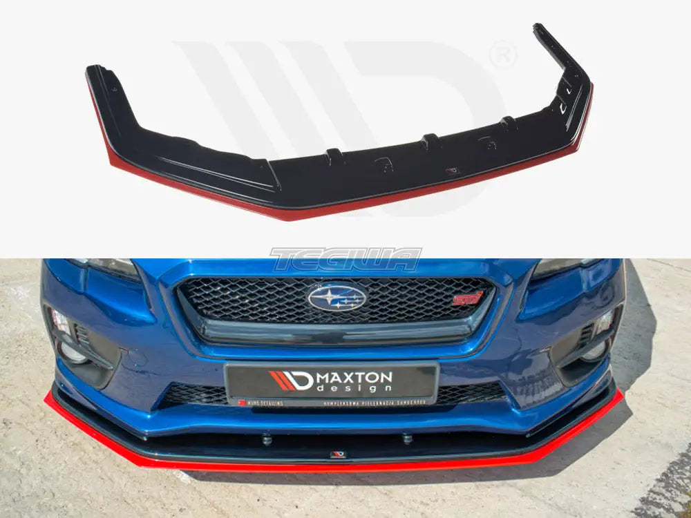 Maxton Design Front Splitter V.4 Subaru WRX STI