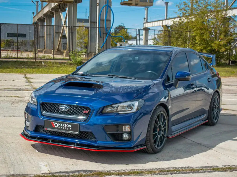 Maxton Design Front Splitter V.4 Subaru WRX STI