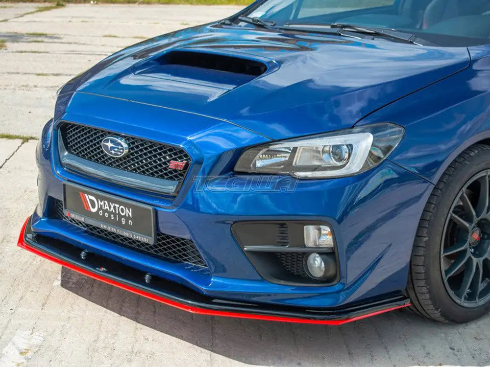 Maxton Design Front Splitter V.4 Subaru WRX STI