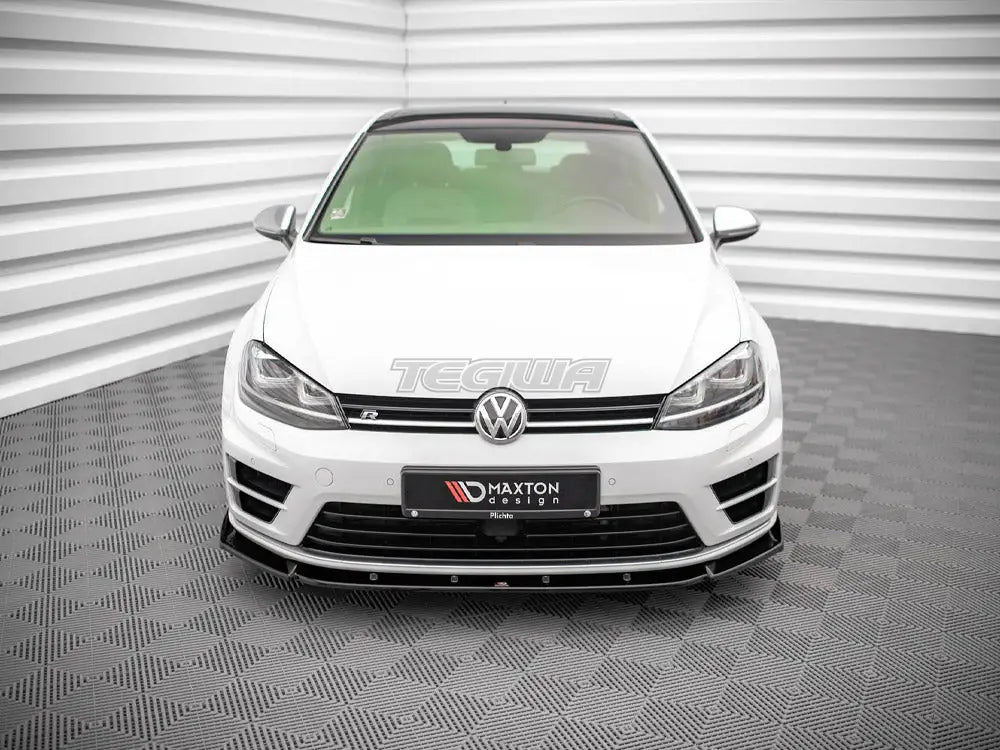 Maxton Design Front Splitter V.4 Volkswagen Golf R MK7 13-16