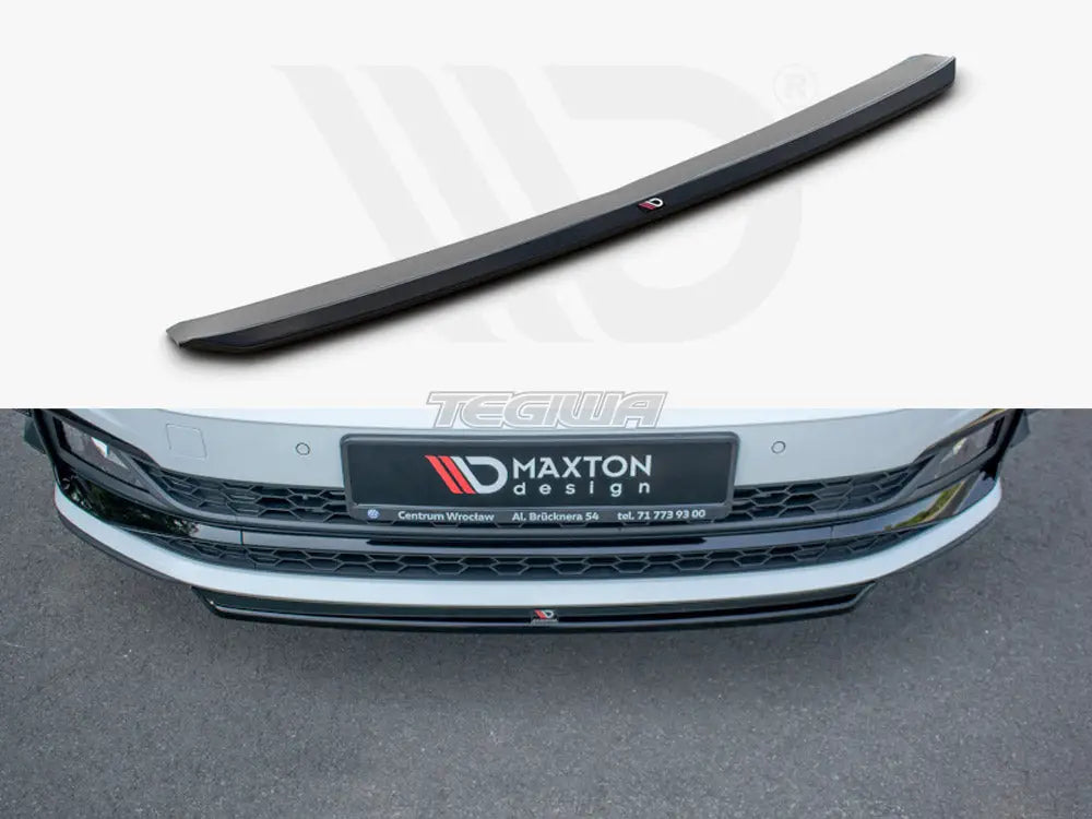 Maxton Design Front Splitter V.4 Volkswagen Polo MK6 GTI 17-21