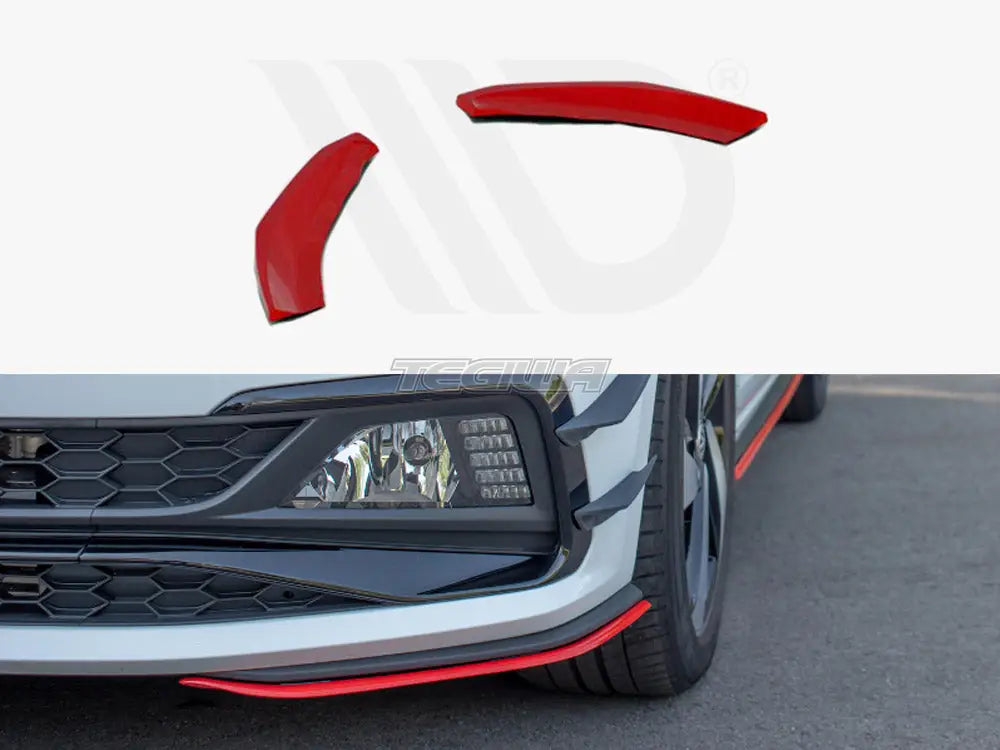 Maxton Design Front Splitter V.5 Volkswagen Polo MK6 GTI 17-21