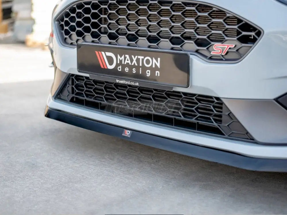 Maxton Design Front Splitter V.6 Ford Fiesta MK8 ST ST-Line 2017-