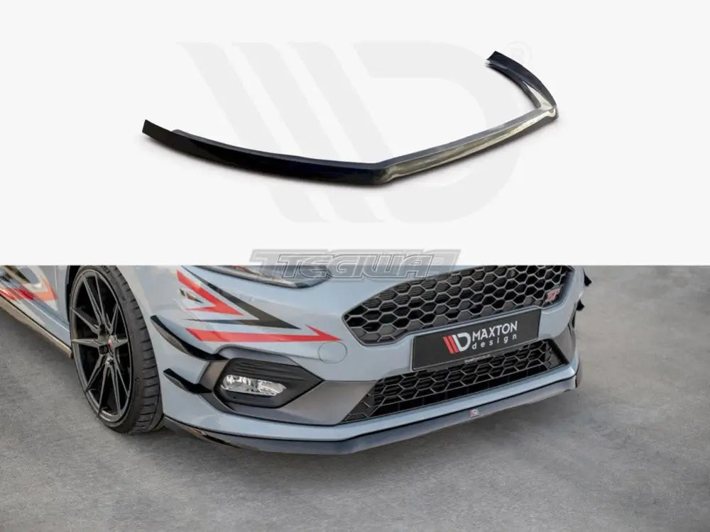 Maxton Design Front Splitter V.6 Ford Fiesta MK8 ST ST-Line 2017-