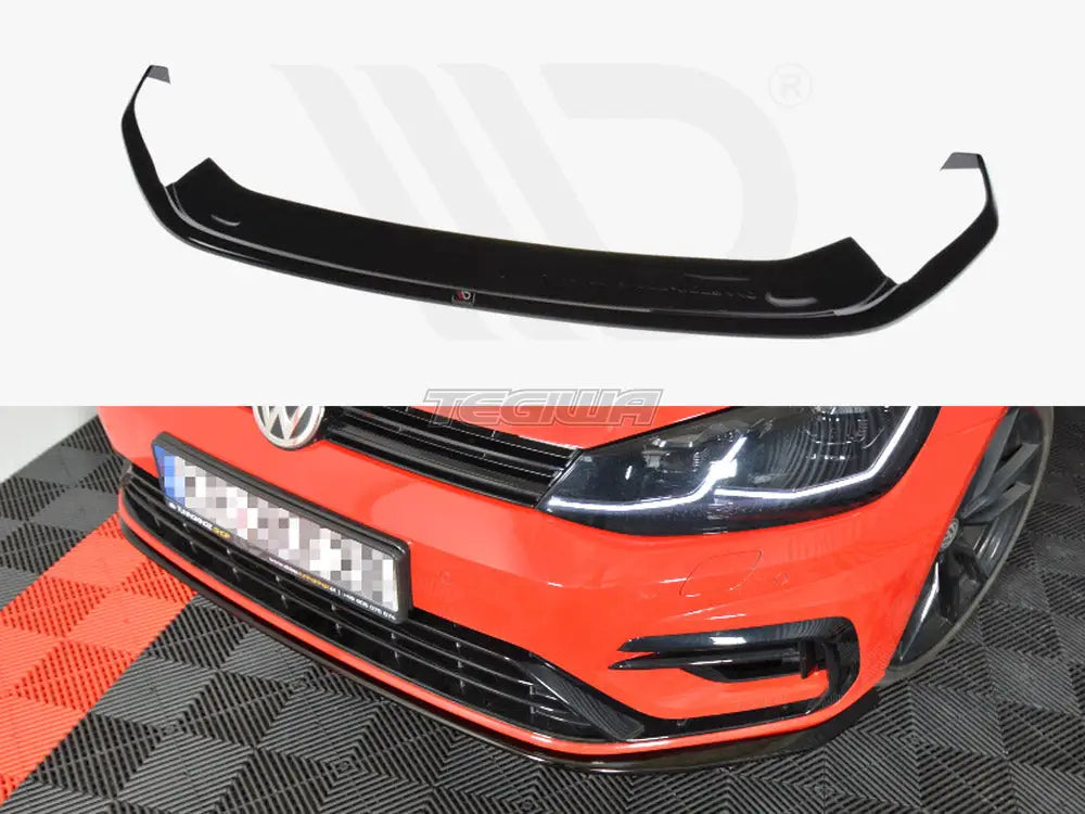 Maxton Design Front Splitter V.7 Volkswagen Golf R 7.5 2017-20