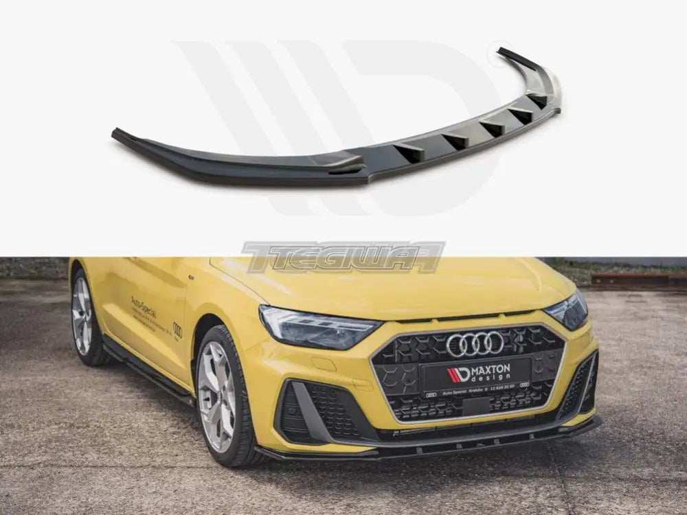 Maxton Design Front Splitter V1 Audi A1 S-line GB 2018-