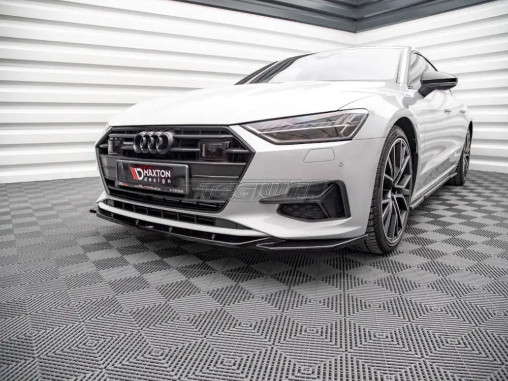 Maxton Design Front Splitter V1 Audi A7 C8 2018-