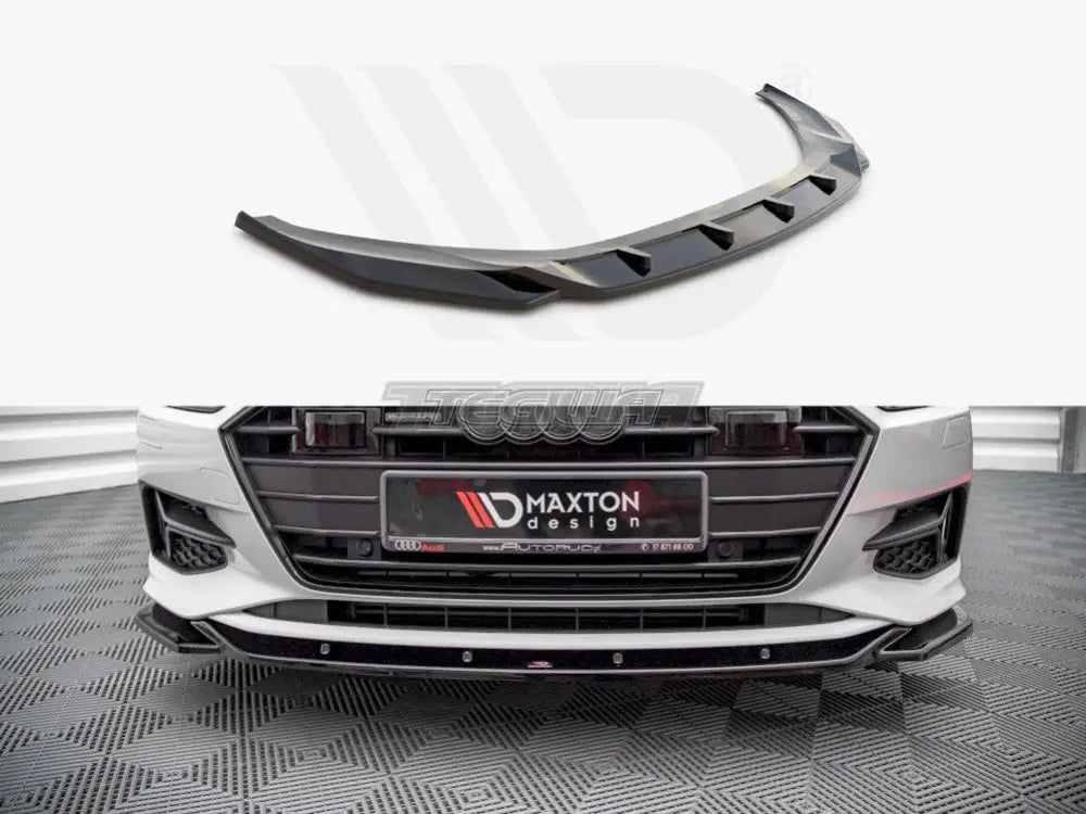 Maxton Design Front Splitter V1 Audi A7 C8 2018-