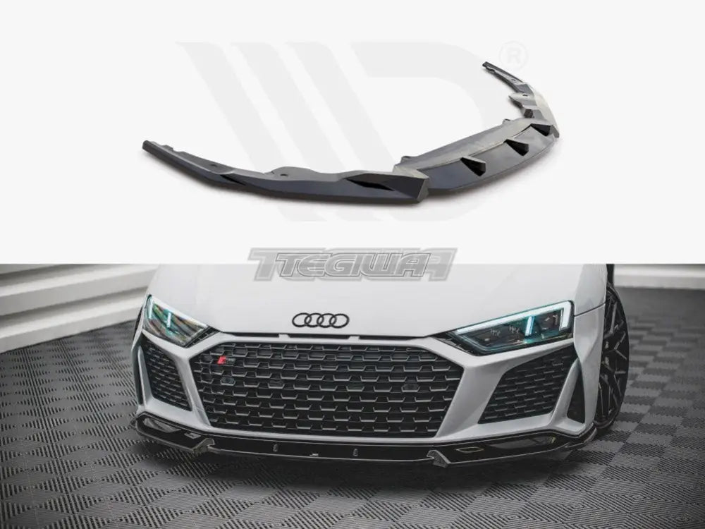 Maxton Design Front Splitter V1 Audi R8 MK2 Facelift 2018-