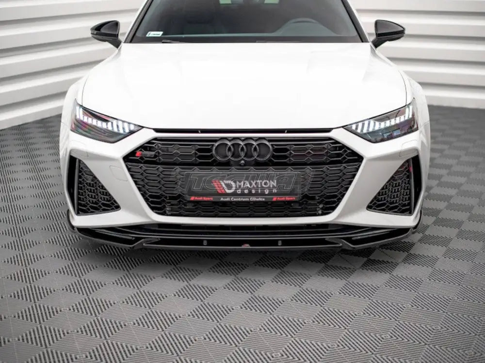 Maxton Design Front Splitter V1 Audi RS6 C8 RS7 C8 2019-