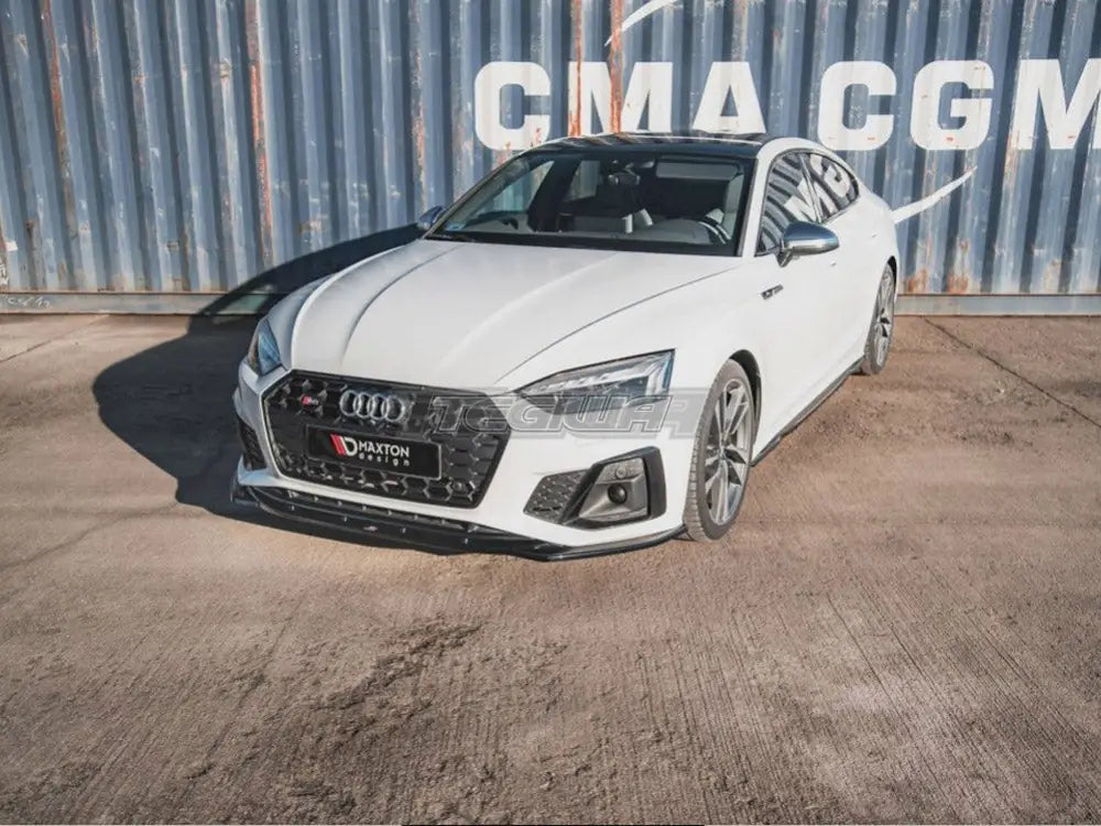 Maxton Design Front Splitter V1 Audi S5 A5 S-line F5 Facelift 2019-