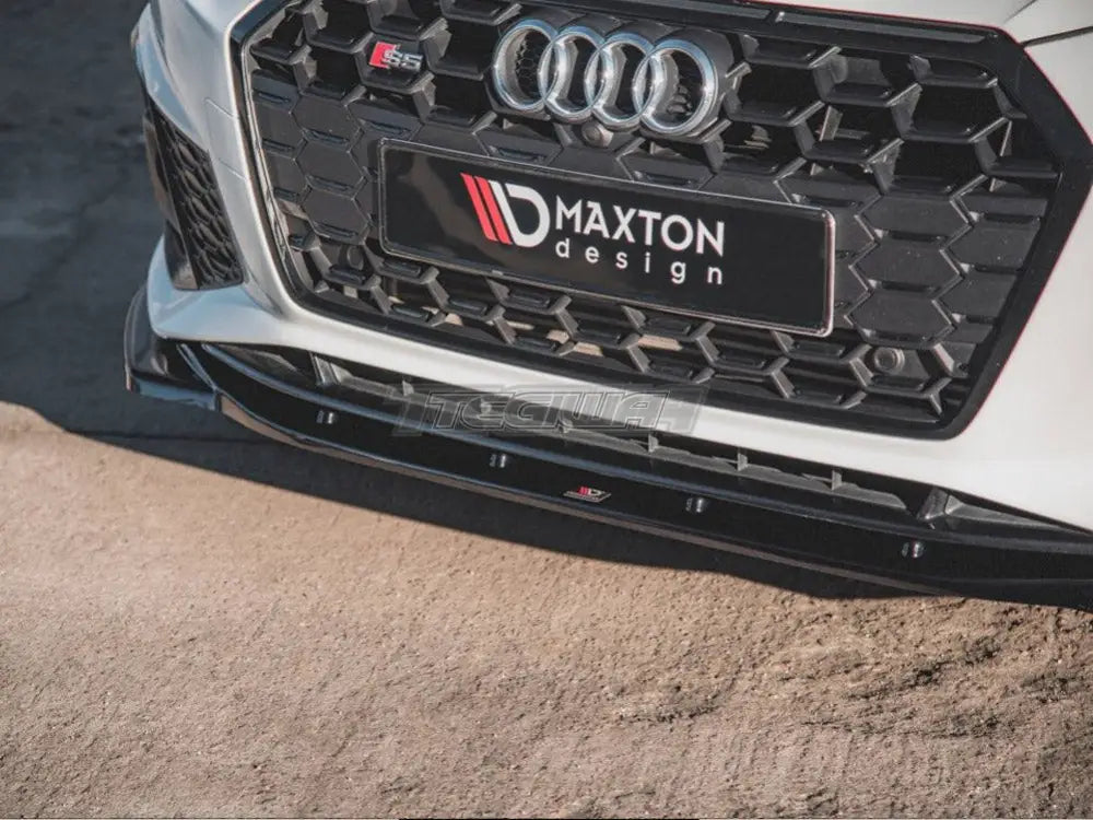 Maxton Design Front Splitter V1 Audi S5 A5 S-line F5 Facelift 2019-