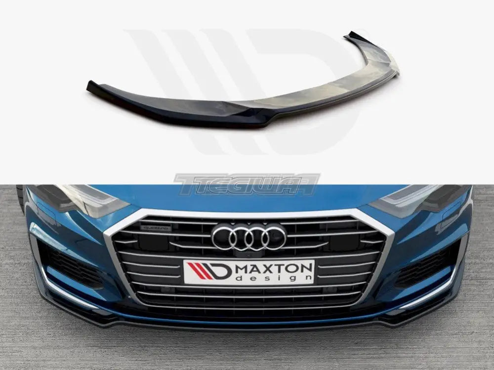 Maxton Design Front Splitter V1 Audi S6 A6 S-line C8 2019-