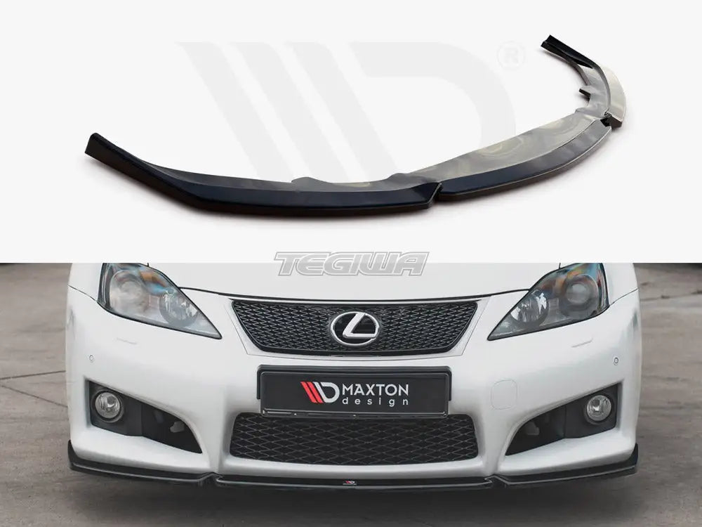 Maxton Design Front Splitter V1 Lexus IS F MK2 09-13