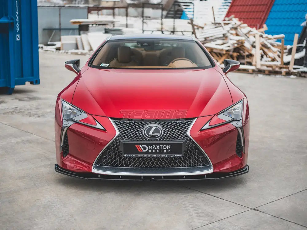 Maxton Design Front Splitter V1 Lexus LC 509 2017-