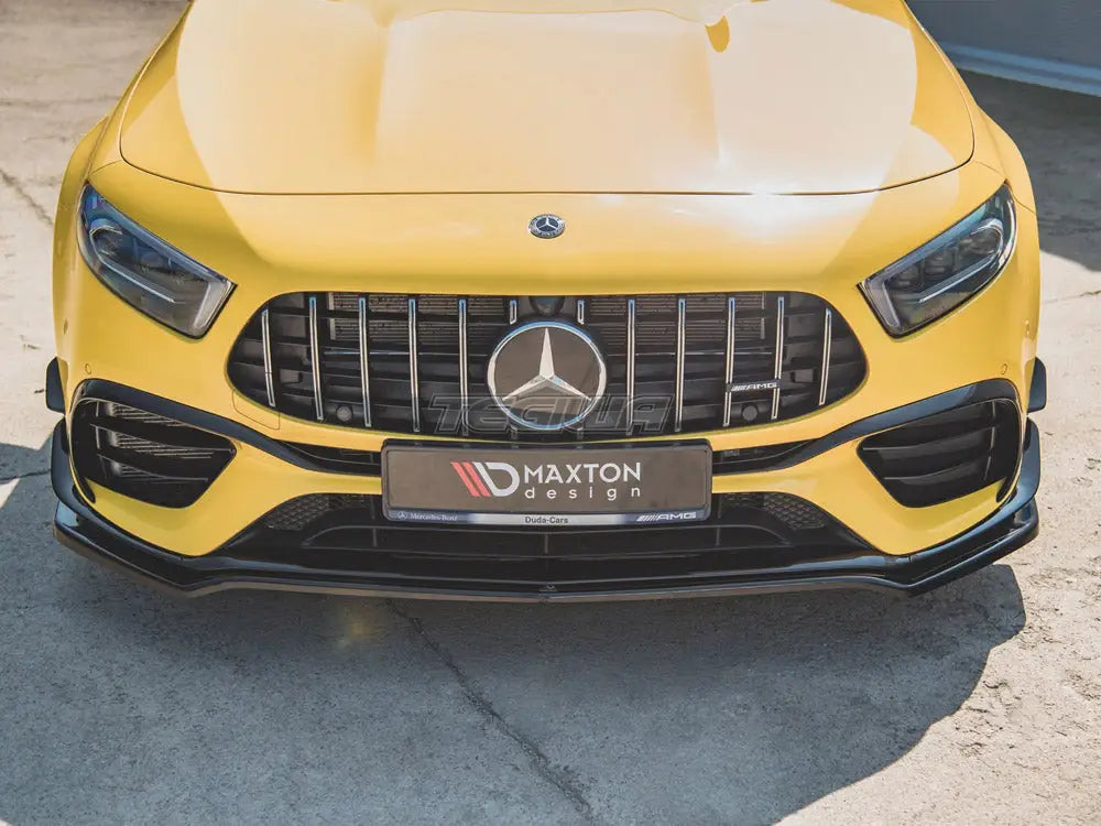 Maxton Design Front Splitter V1 Mercedes-amg A45 S W177 2019-