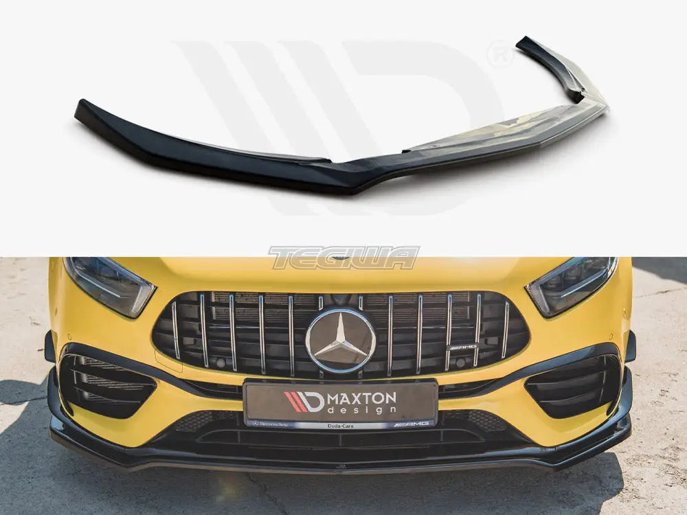 Maxton Design Front Splitter V1 Mercedes-amg A45 S W177 2019-