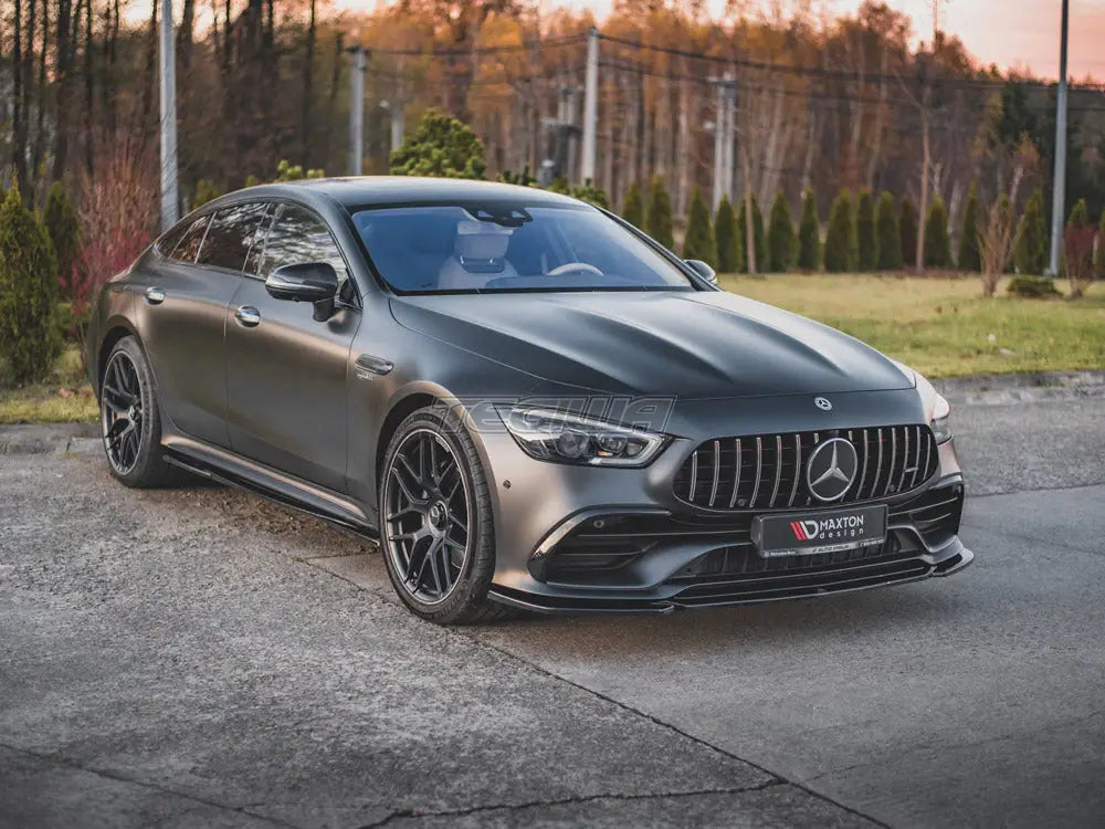 Maxton Design Front Splitter V1 Mercedes AMG GT 53 4-door Coupe 2018-