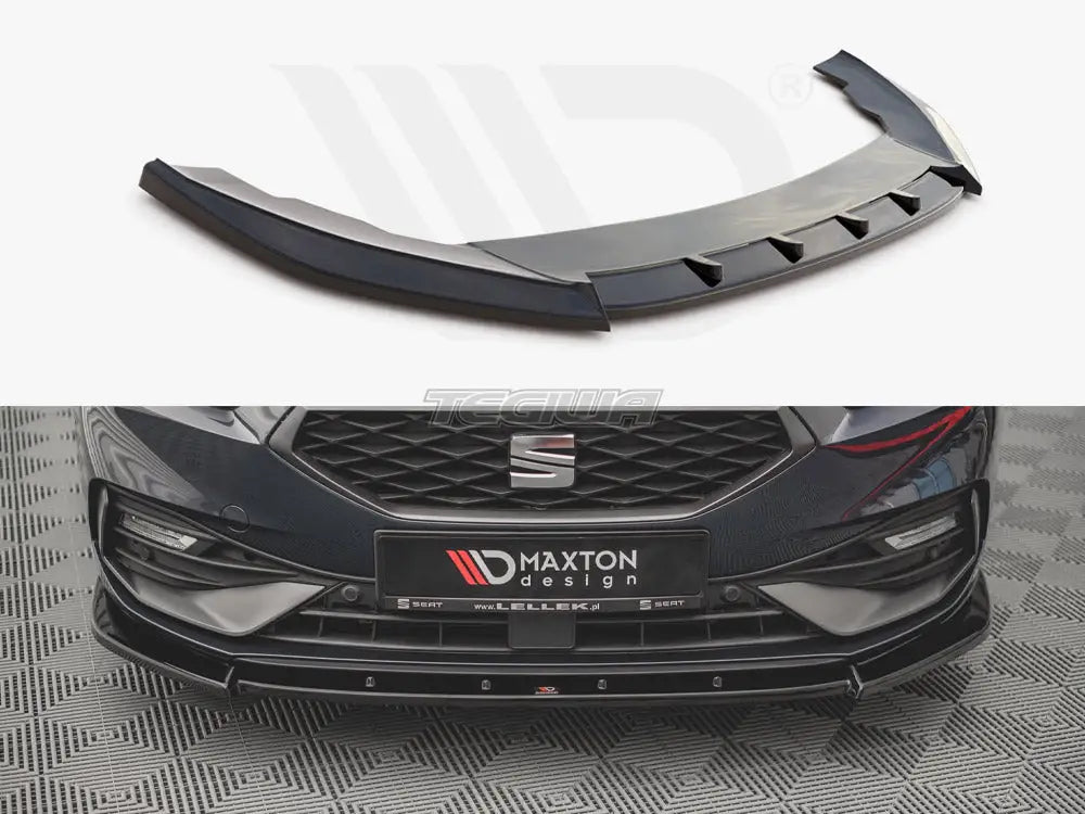 Maxton Design Front Splitter V1 Seat Leon FR MK4 2020-