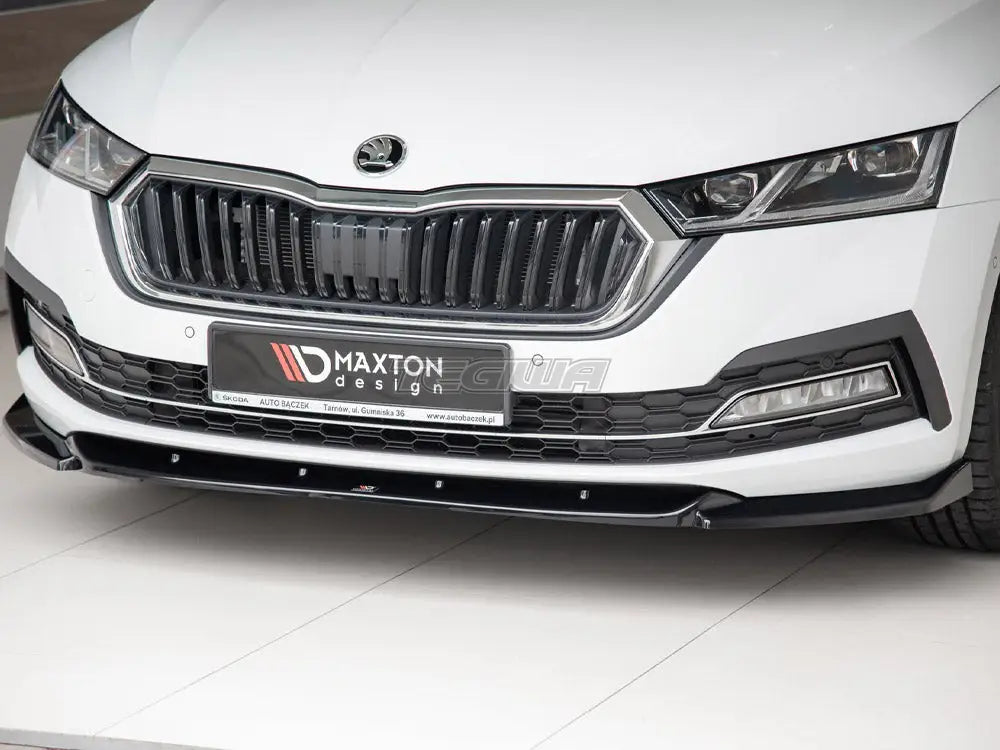 Maxton Design Front Splitter V1 Skoda Octavia MK4 2019-