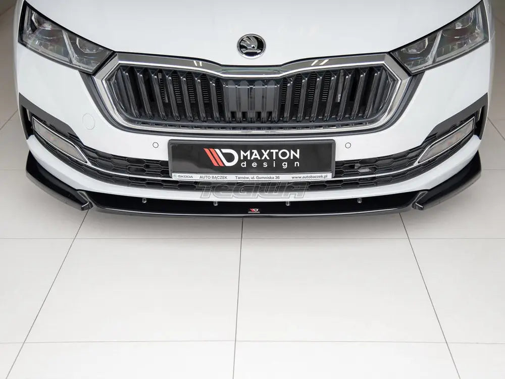 Maxton Design Front Splitter V1 Skoda Octavia MK4 2019-