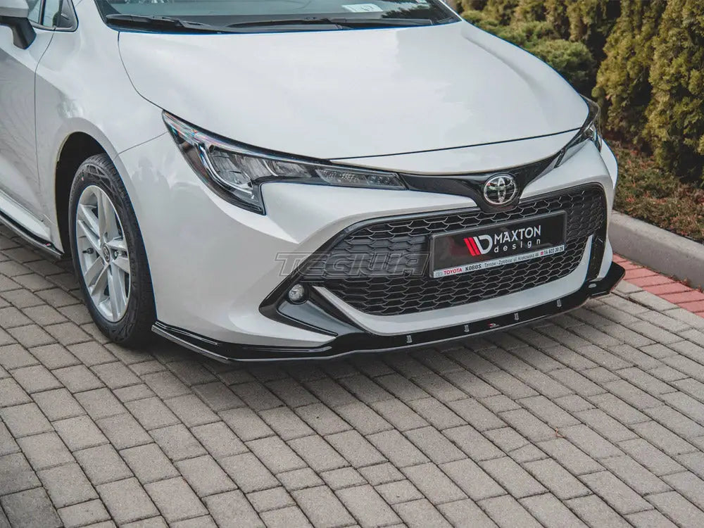 Maxton Design Front Splitter V1 Toyota Corolla MK12 Touring Sports Hatchback 2019-