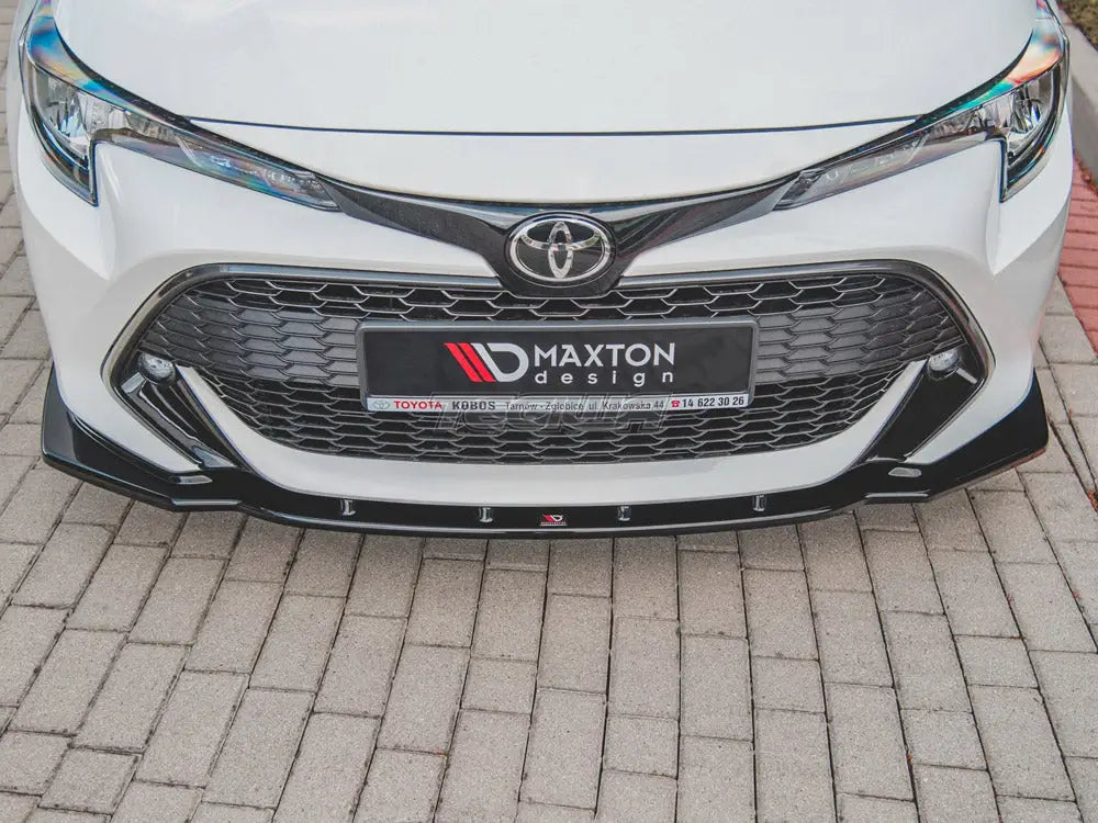 Maxton Design Front Splitter V1 Toyota Corolla MK12 Touring Sports Hatchback 2019-