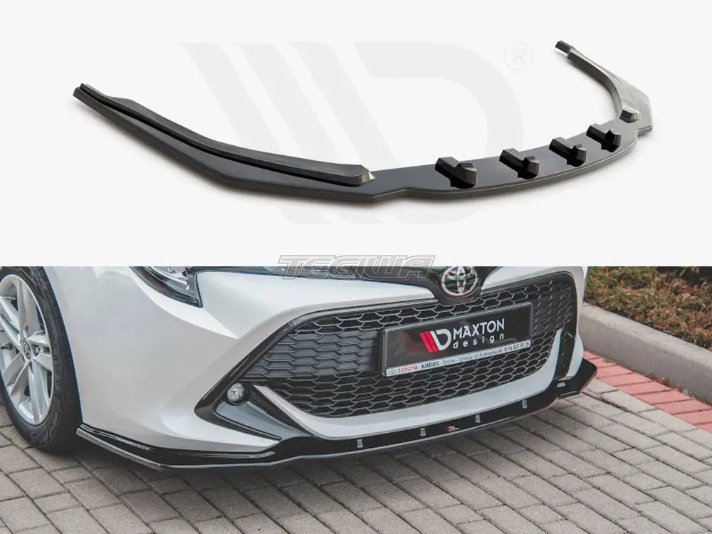 Maxton Design Front Splitter V1 Toyota Corolla MK12 Touring Sports Hatchback 2019-