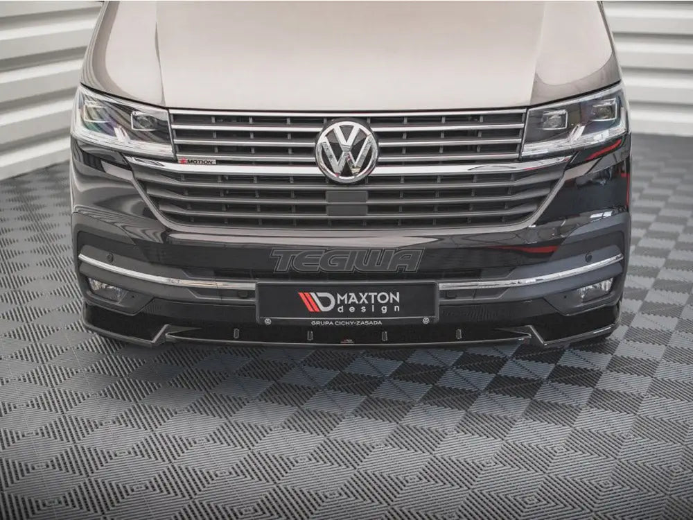 Maxton Design Front Splitter V1 Volkswagen T6 Facelift 2019-