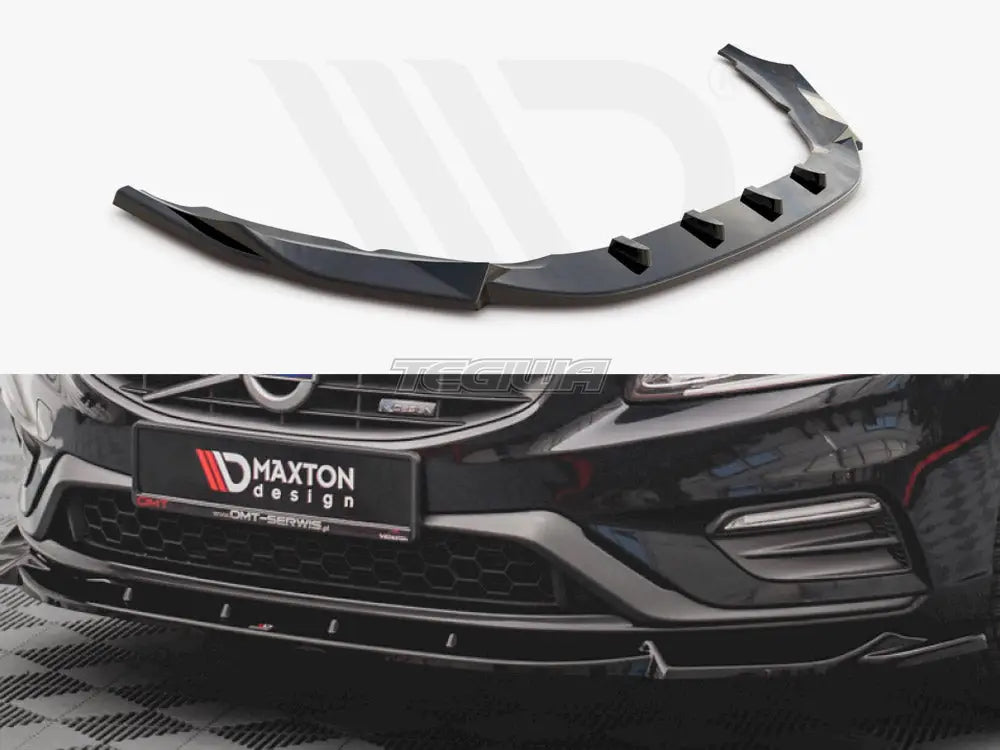 Maxton Design Front Splitter V1 Volvo S60 R-design MK2 01-18