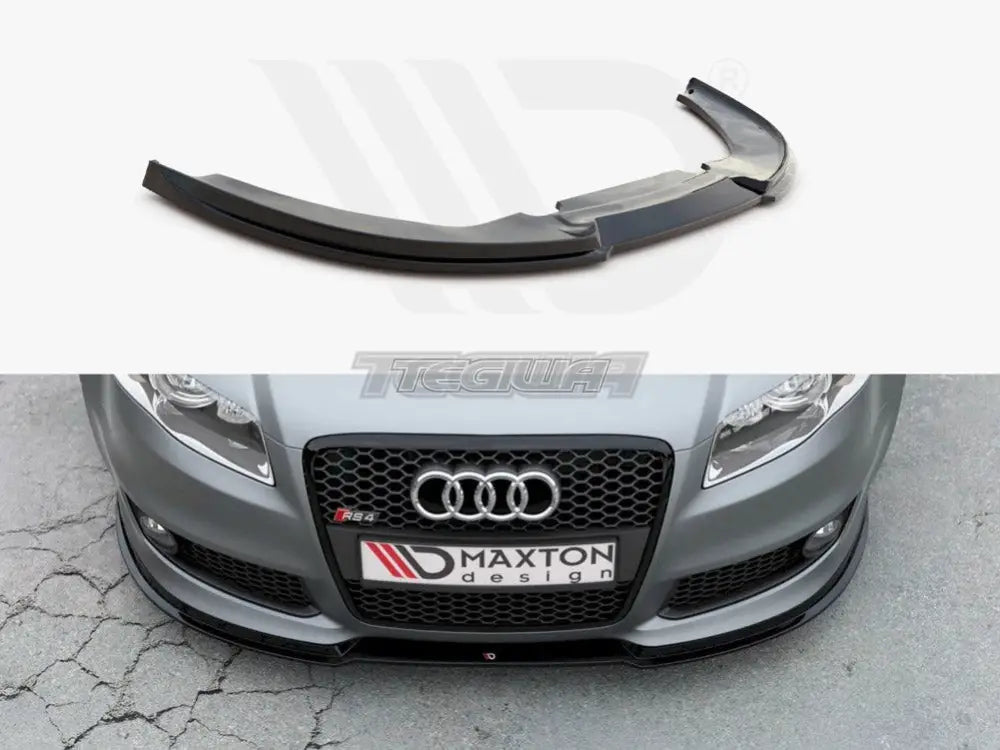 Maxton Design Front Splitter V1AUDI RS4 B7 06-08