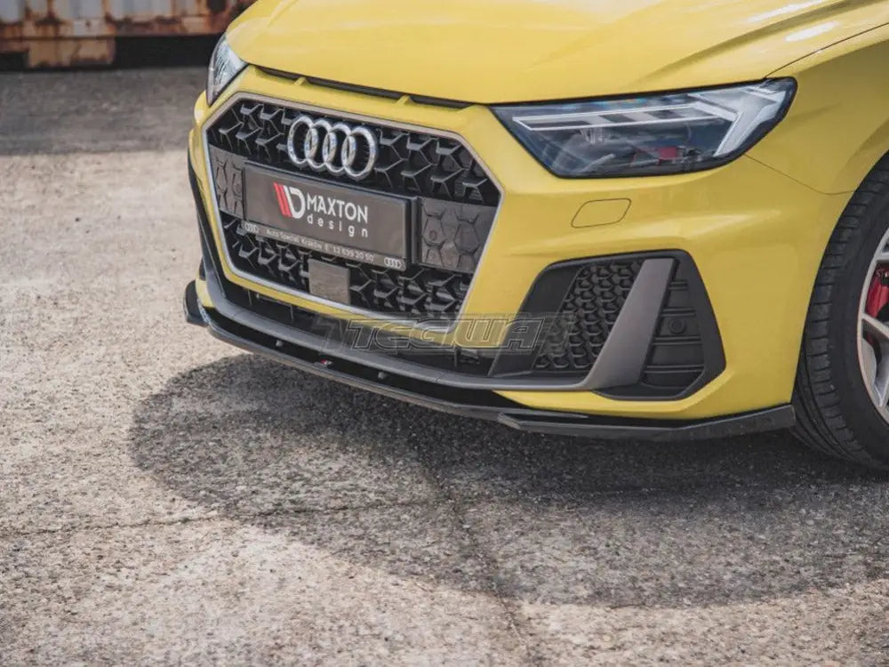 Maxton Design Front Splitter V2 Audi A1 S-line GB 2018-