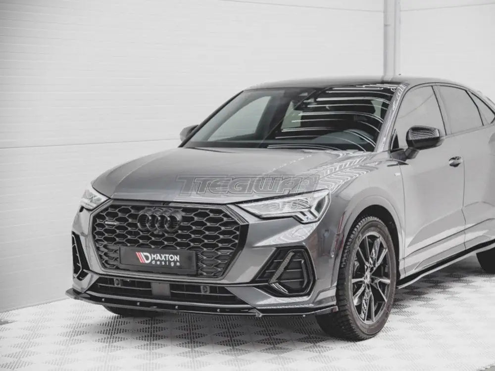 Maxton Design Front Splitter V2 Audi Q3 Sportback S-line 2019-