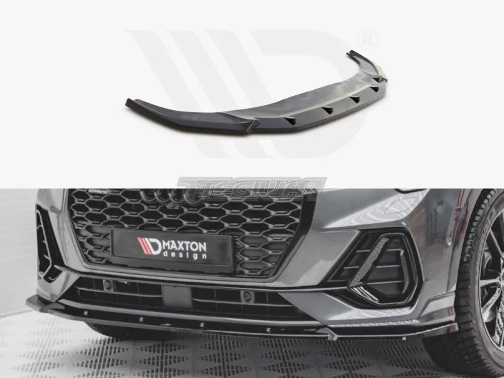 Maxton Design Front Splitter V2 Audi Q3 Sportback S-line 2019-