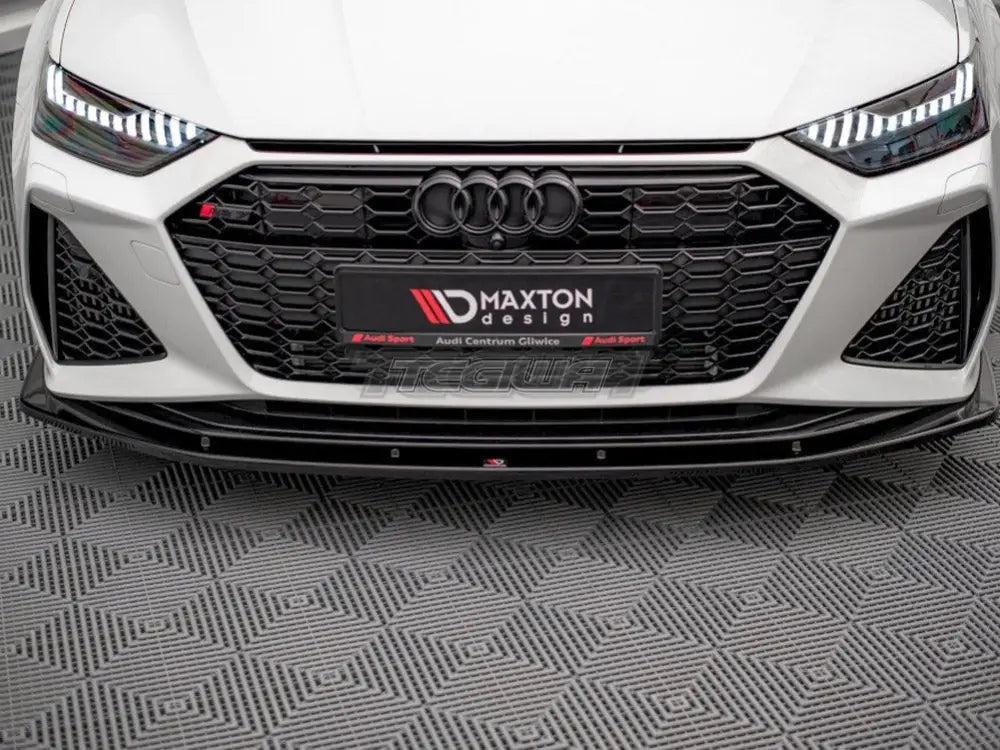 Maxton Design Front Splitter V2 Audi RS6 C8 RS7 C8 2019-