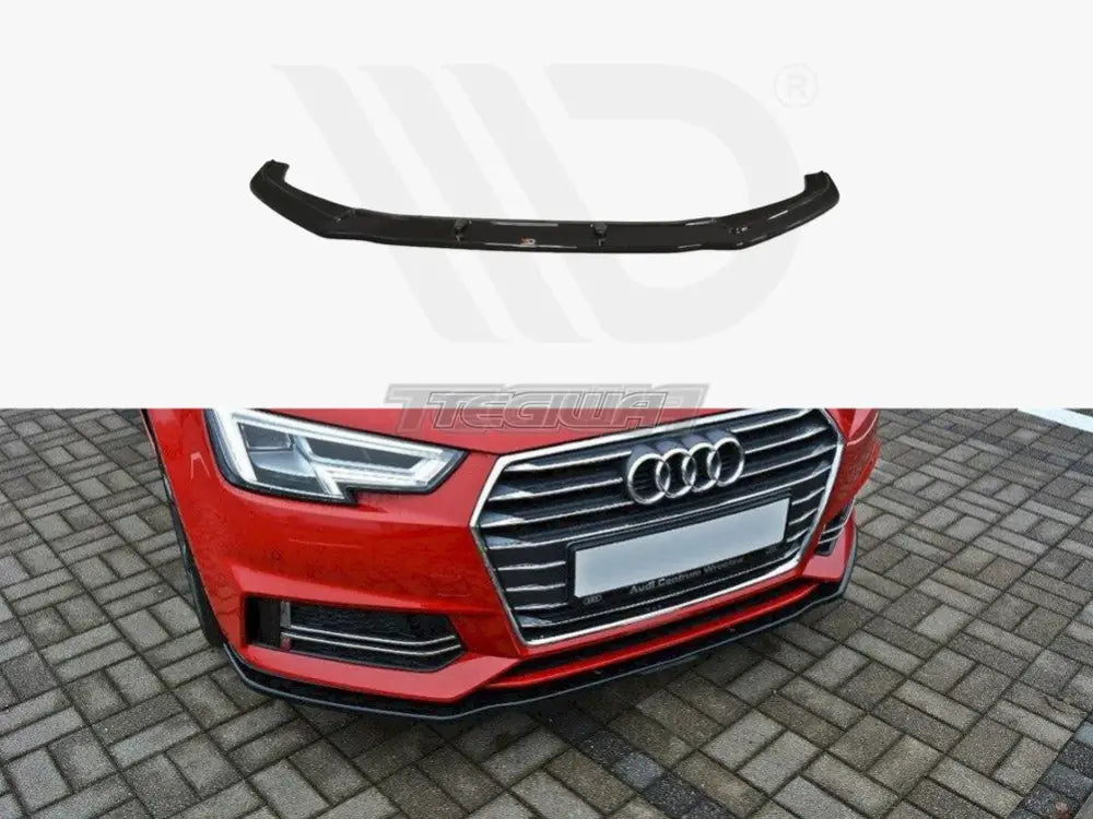 Maxton Design Front Splitter V2 Audi S4 A4 S-line B9