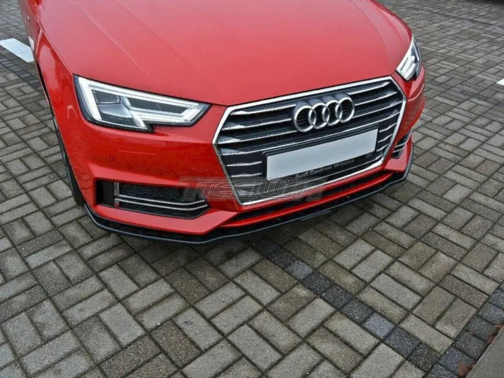 Maxton Design Front Splitter V2 Audi S4 A4 S-line B9