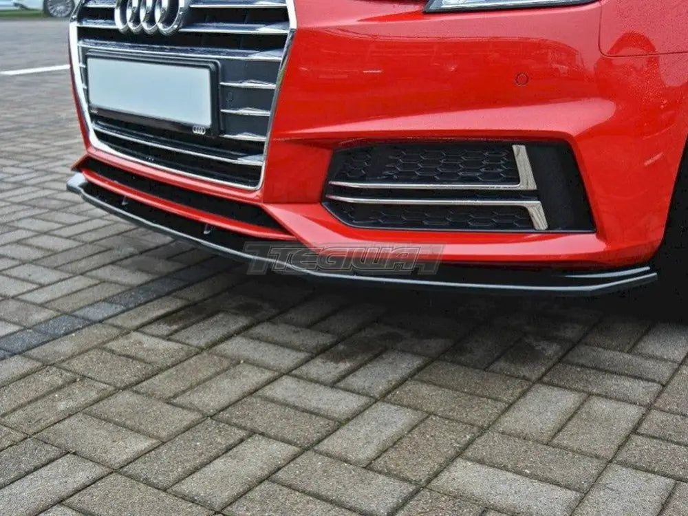 Maxton Design Front Splitter V2 Audi S4 A4 S-line B9