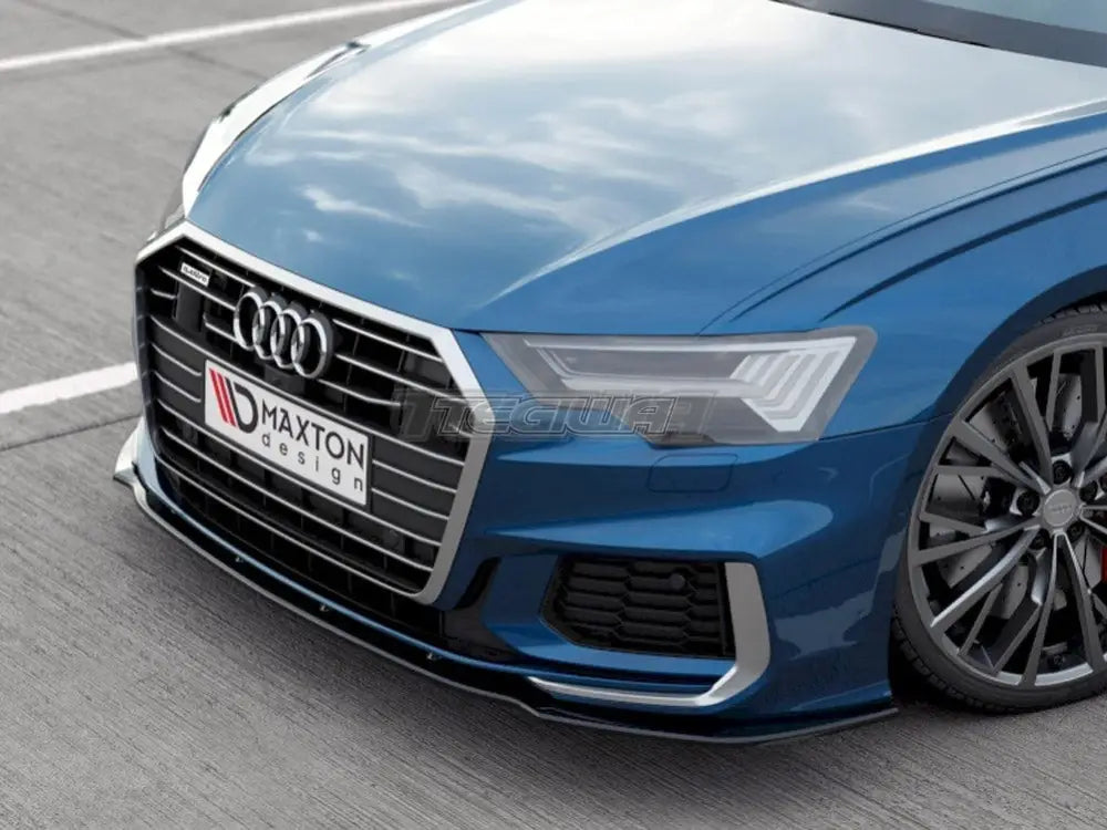 Maxton Design Front Splitter V2 Audi S6 A6 S-line C8 2019-