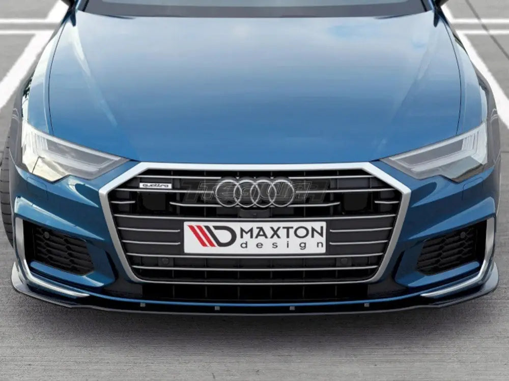 Maxton Design Front Splitter V2 Audi S6 A6 S-line C8 2019-