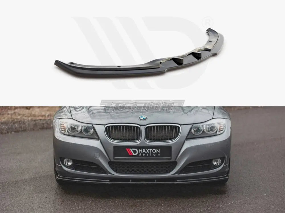 Maxton Design Front Splitter V2 BMW 3-Series E91 Facelift 09-11