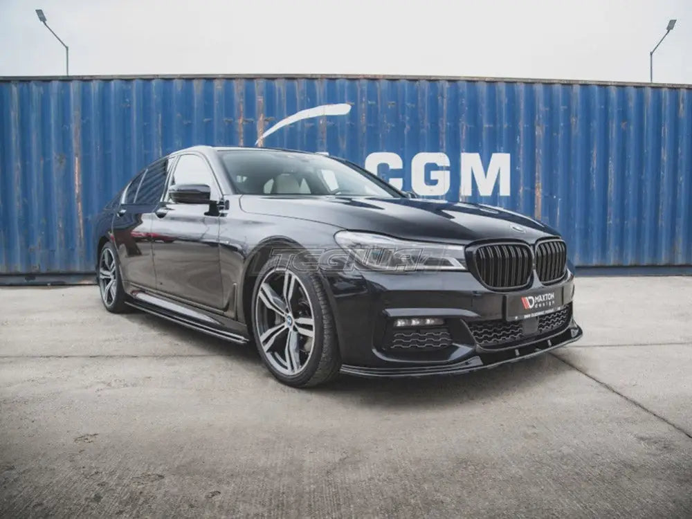 Maxton Design Front Splitter V2 BMW 7-Series M-pack G11 15-18