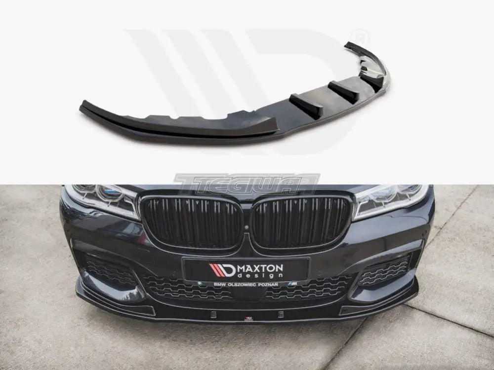 Maxton Design Front Splitter V2 BMW 7-Series M-pack G11 15-18