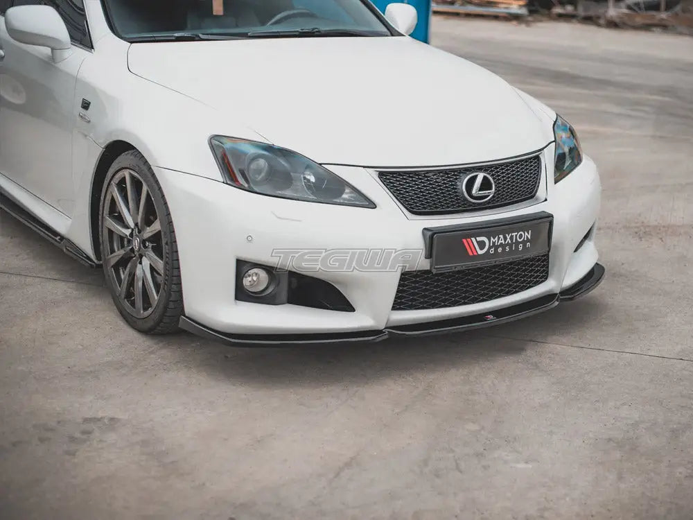 Maxton Design Front Splitter V2 Lexus IS F MK2 09-13